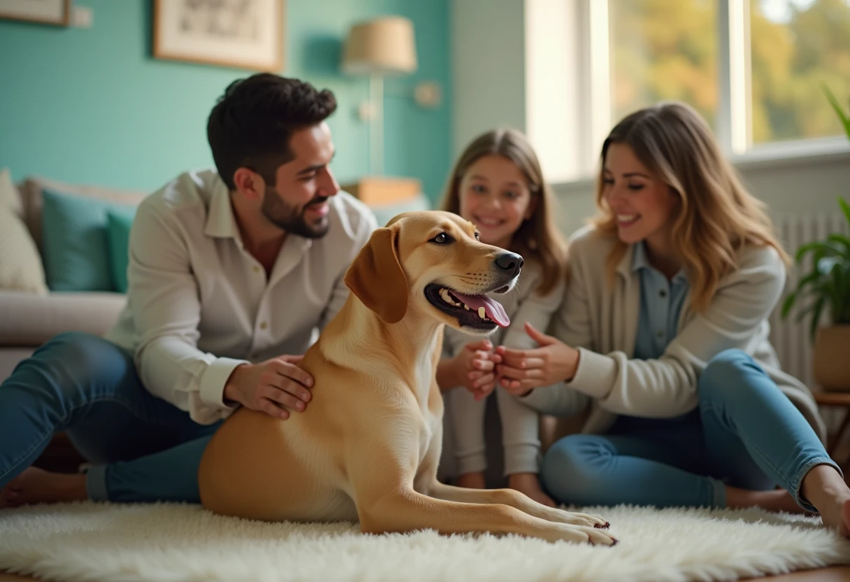 Dog adoption center interior
